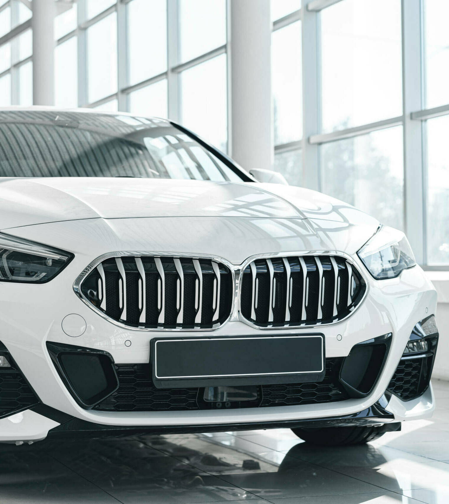 Radiator grille of a new luxury car Radiator grille of a new luxury car. High quality photo